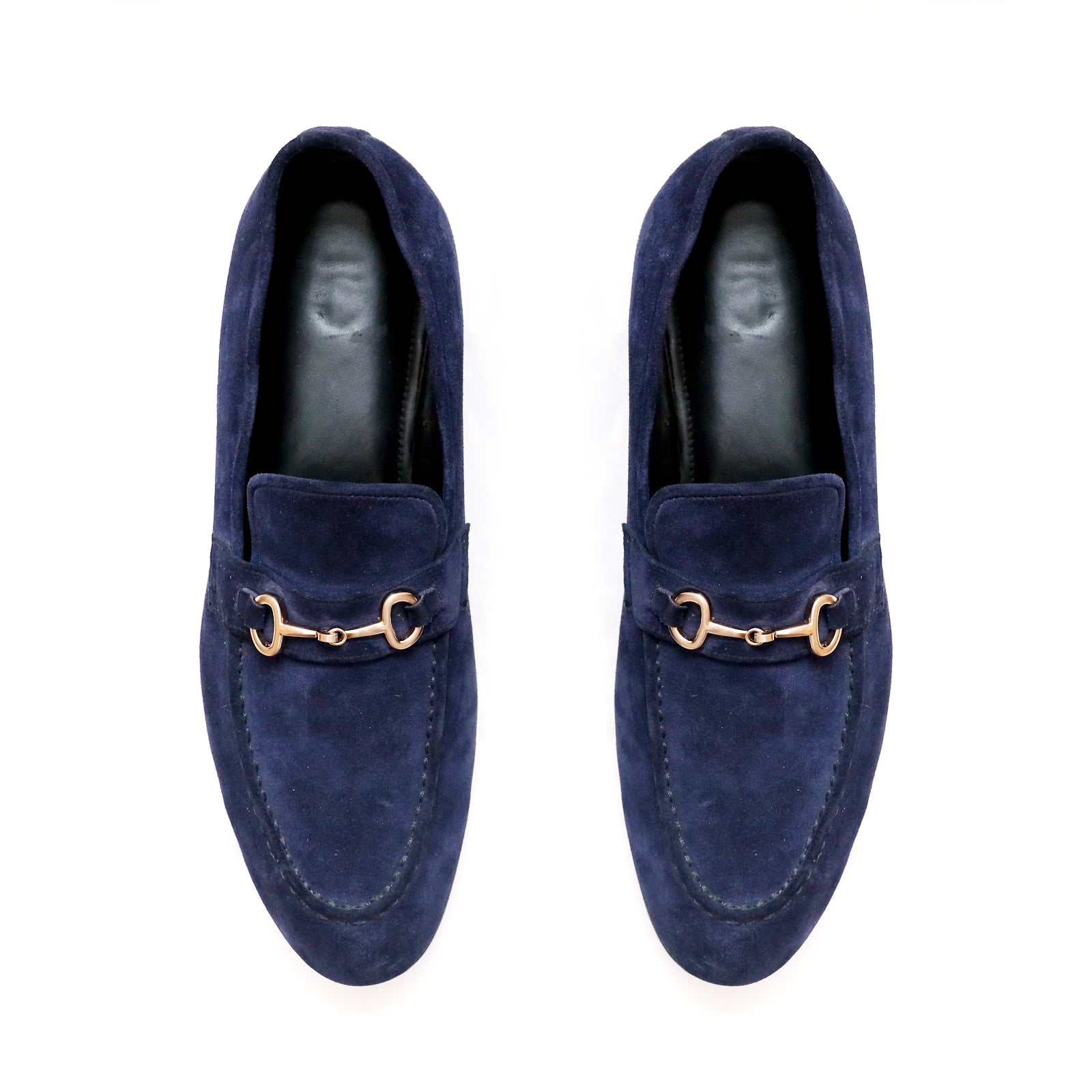 Cuero Ascent Kensington Suede Loafers Blue