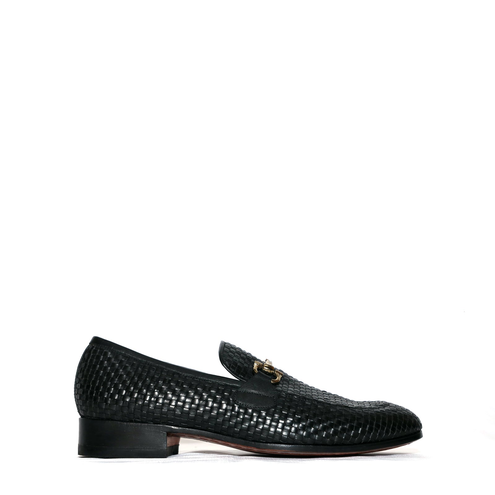 Cuero Ascent Hudson Weaved Loafers Black