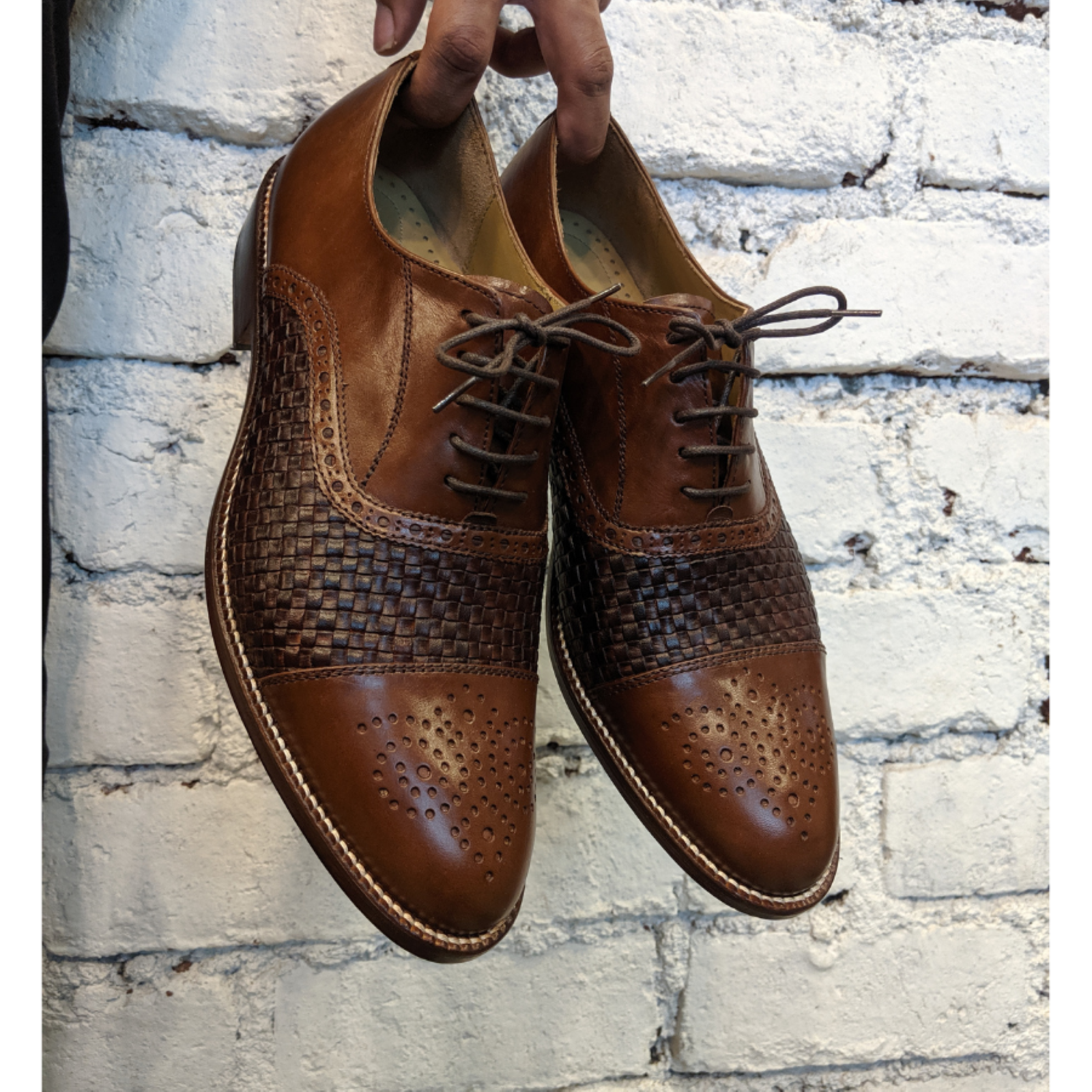 Cuero Carlo Oxfords Brown