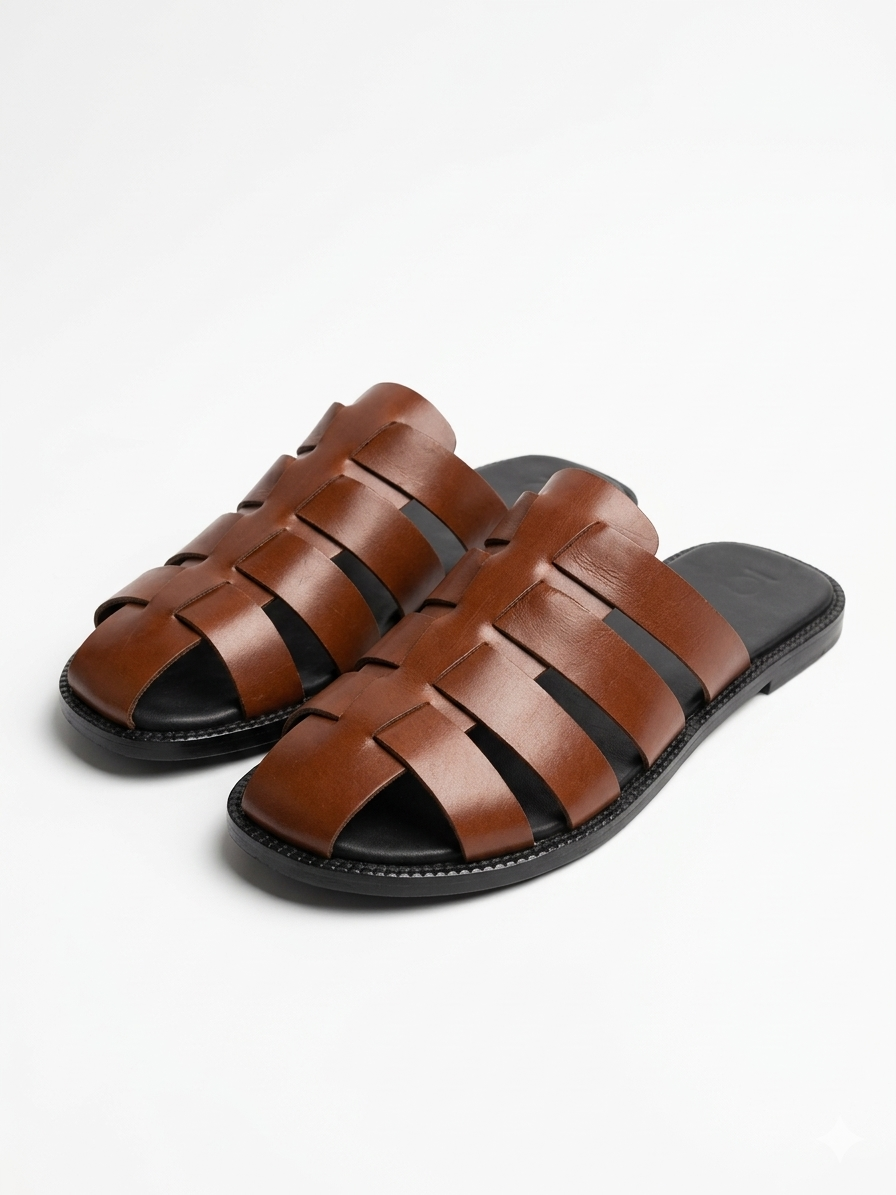 Cuero Meridian Signature Woven Sliders