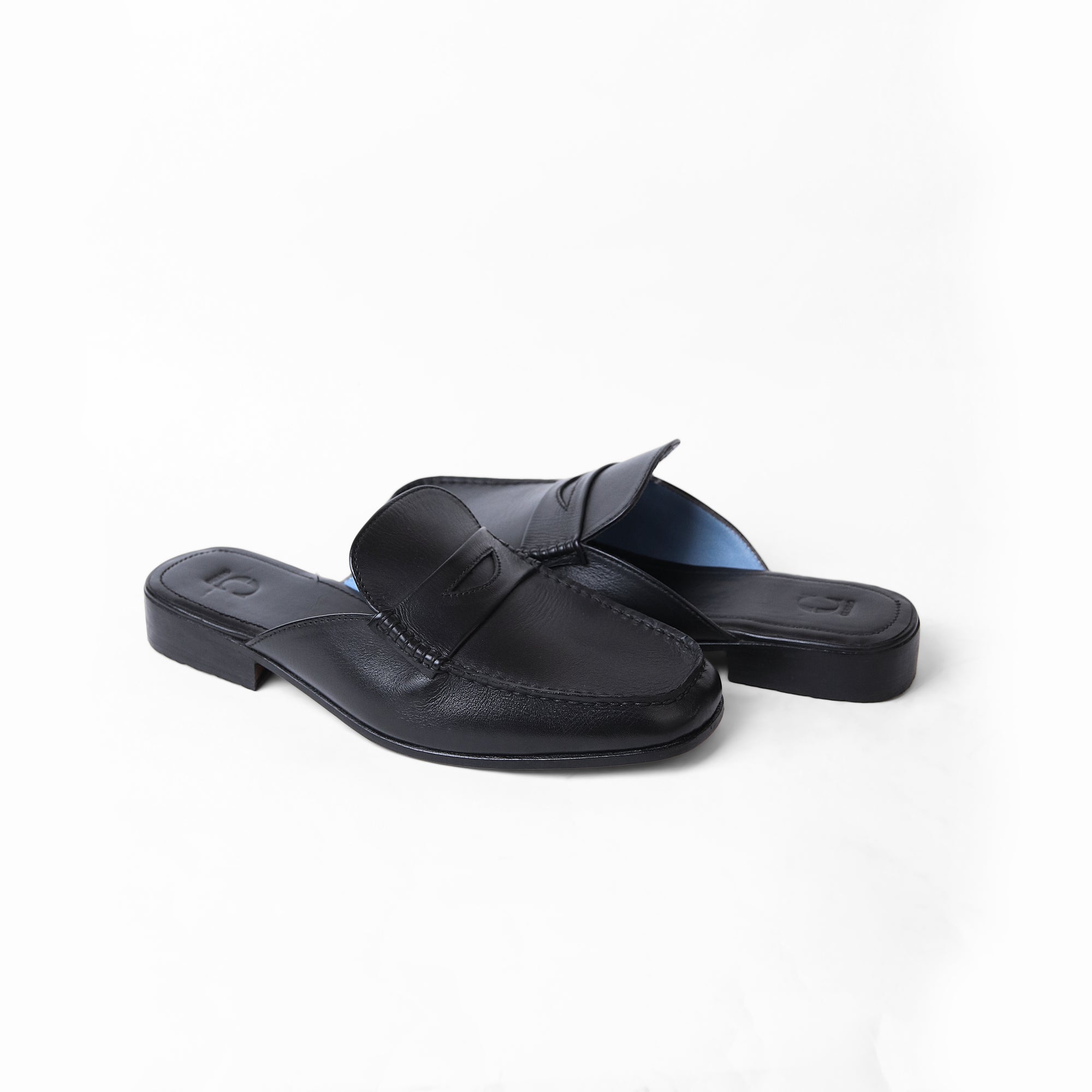 Cuero Obsidian Harper Mules