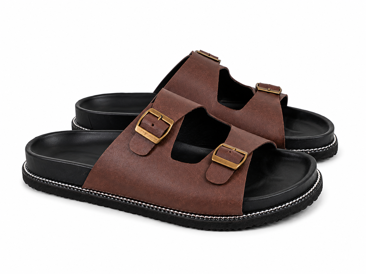 Cuero Meridian Pallazo Sliders