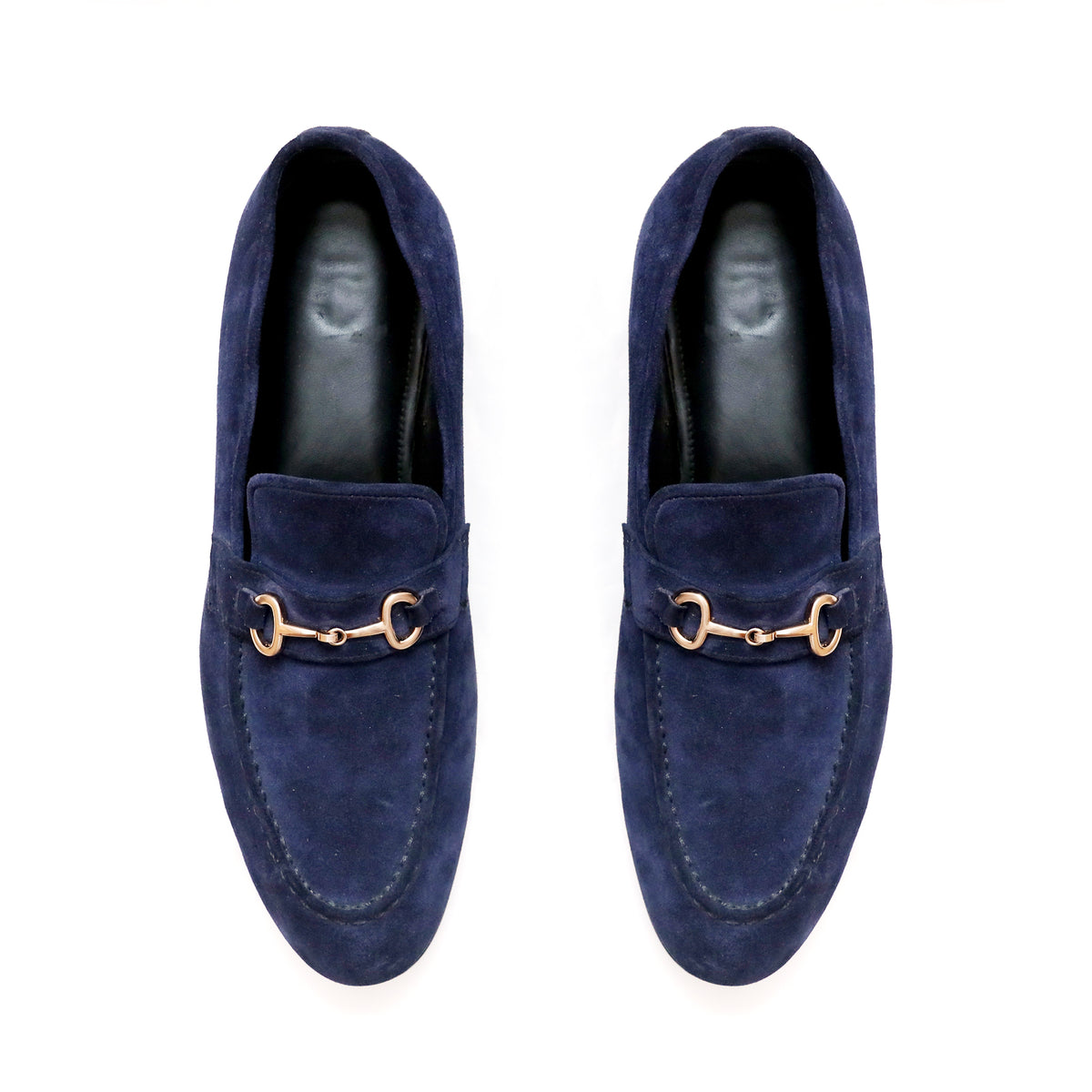 Cuero Ascent Kensington Suede Loafers Blue