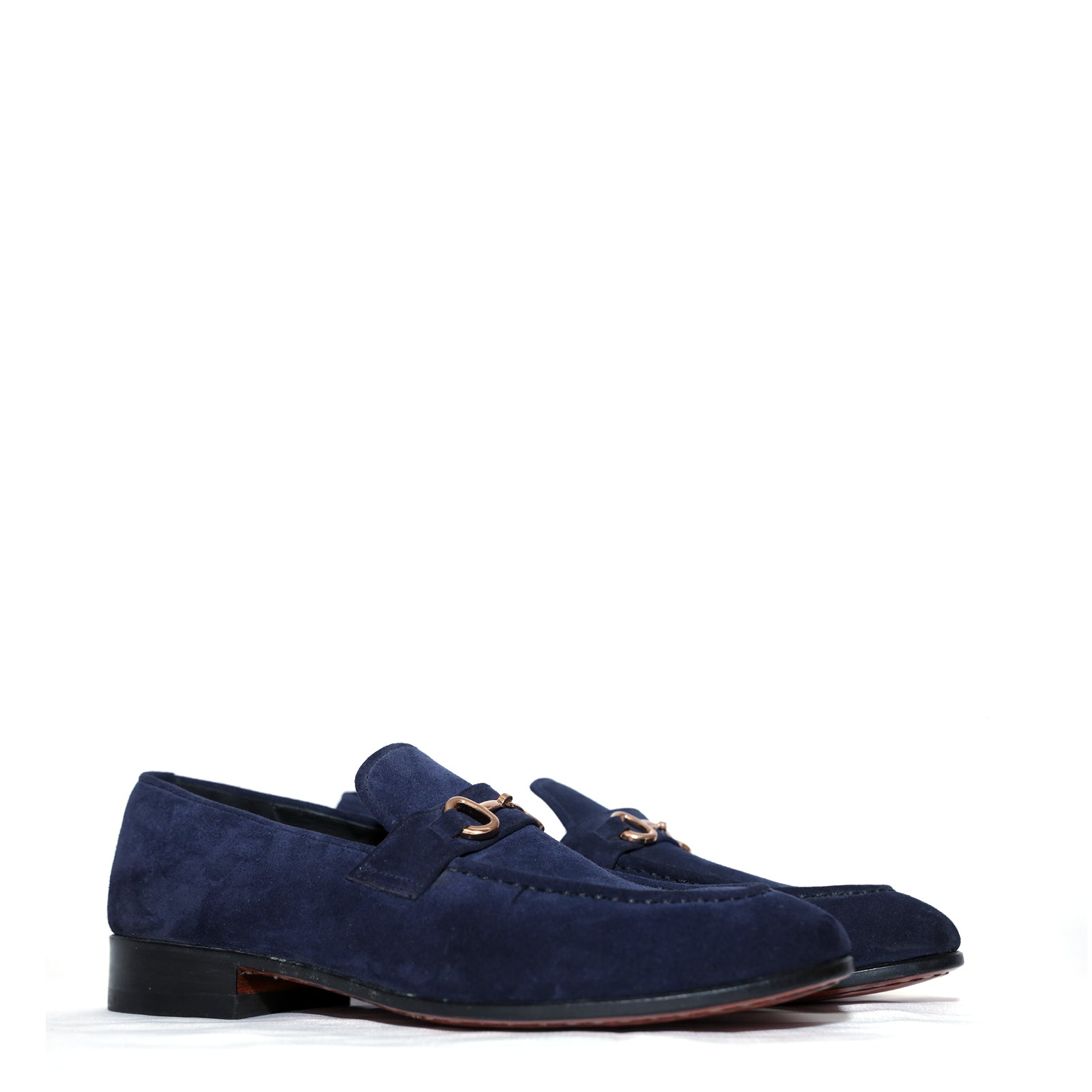 Cuero Ascent Kensington Suede Loafers Blue