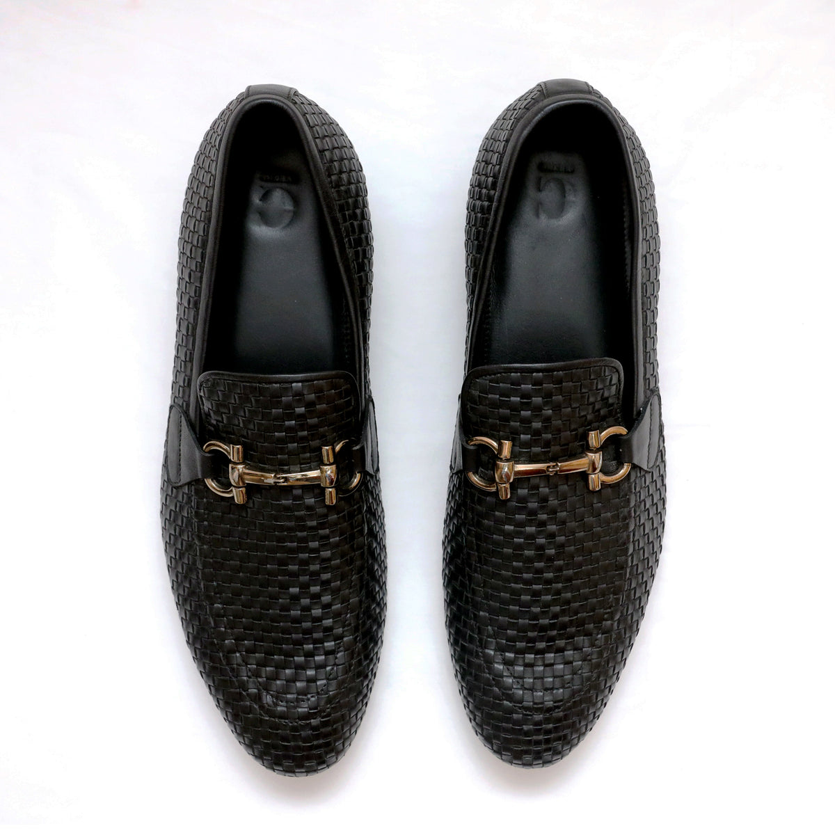 Cuero Ascent Hudson Weaved Loafers Black