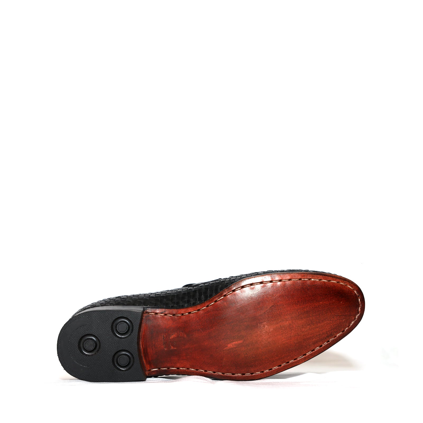 Cuero Ascent Hudson Weaved Loafers Black