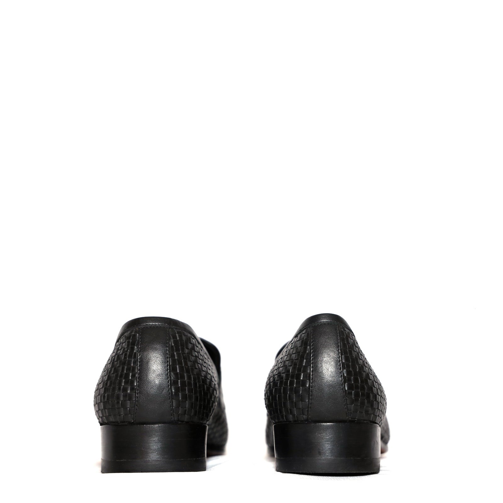 Cuero Ascent Hudson Weaved Loafers Black