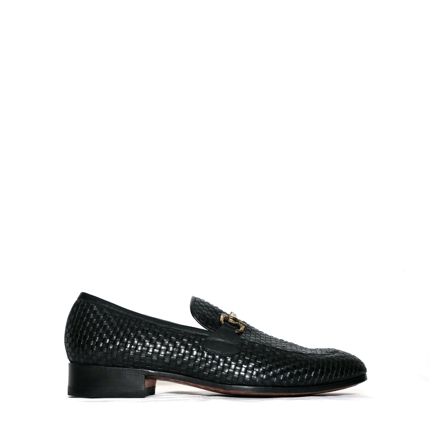 Ascent Hudson Weaved Loafers Black