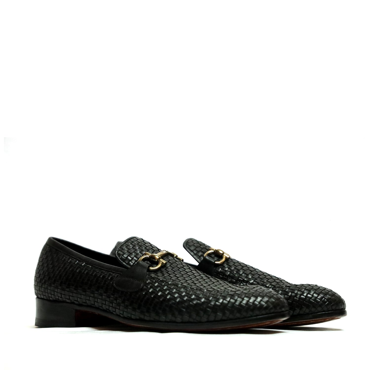 Ascent Hudson Weaved Loafers Black