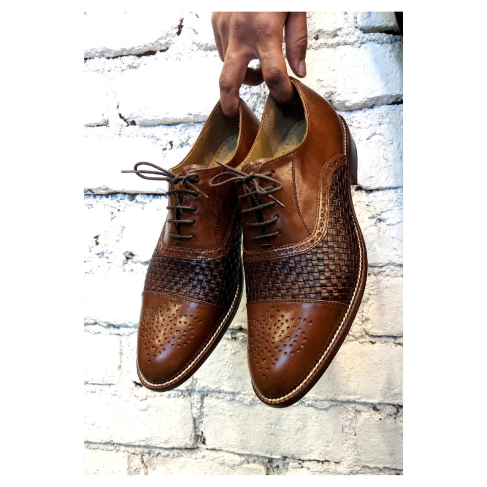 Cuero Carlo Oxfords Brown