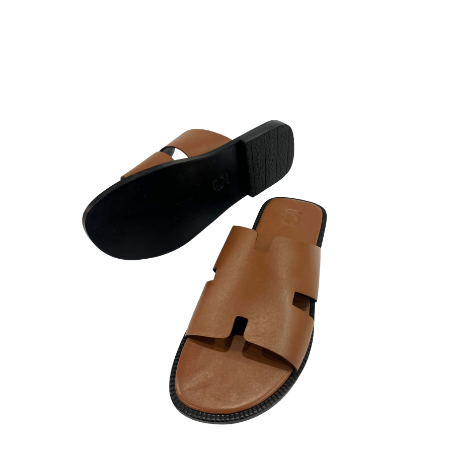 Cuero Jared Slides Tan