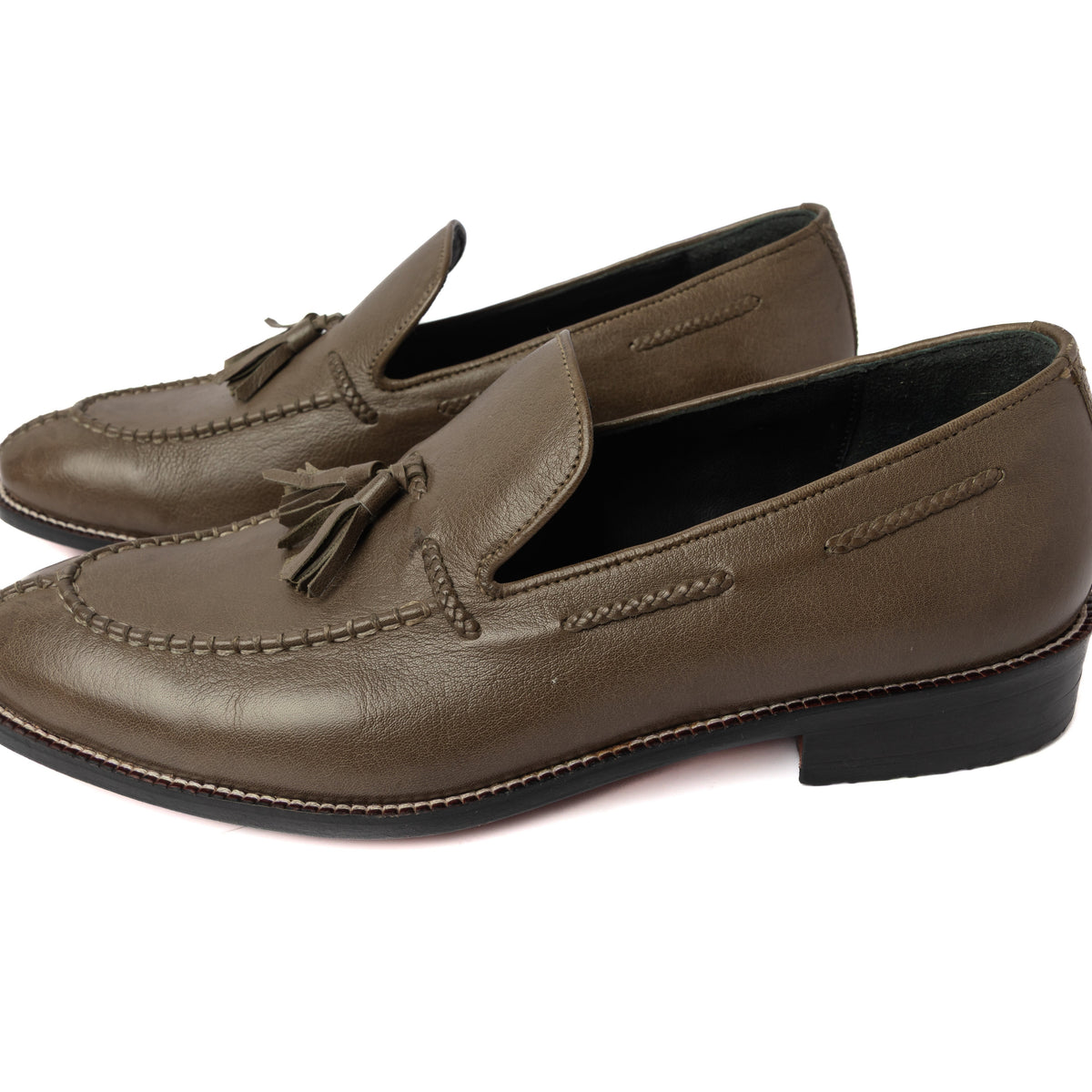 Cuero Kangaroo Loafers Grey