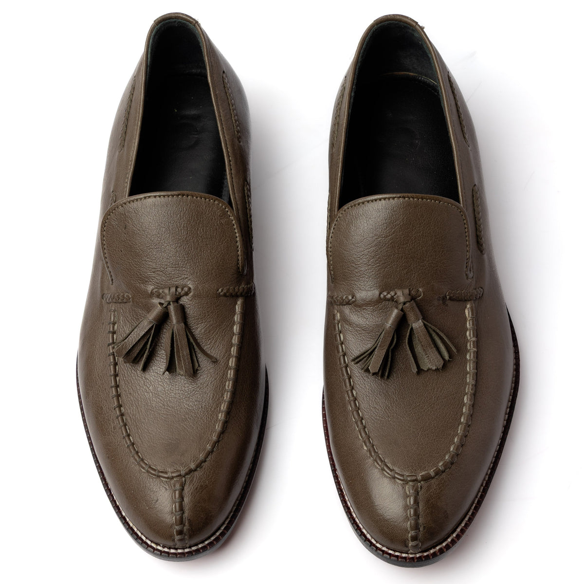 Cuero Kangaroo Loafers Grey