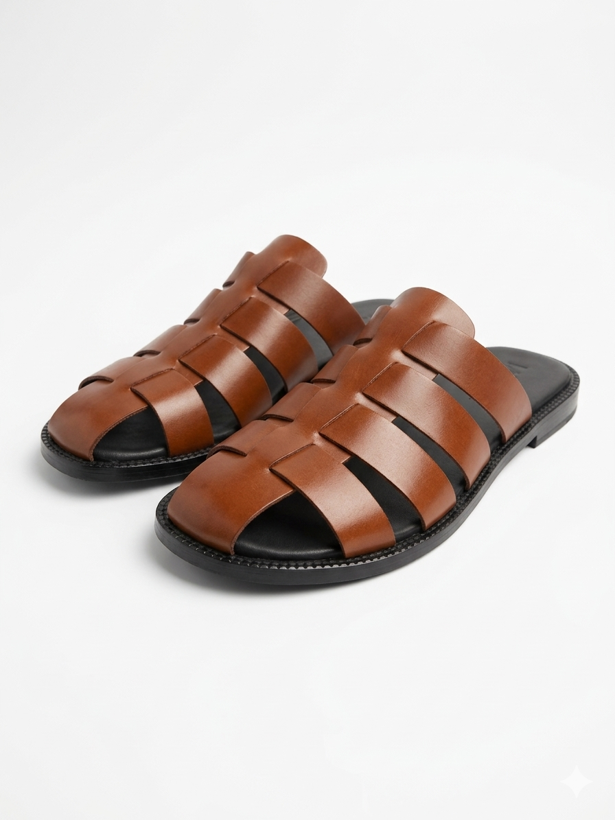 Cuero Meridian Signature Woven Sliders