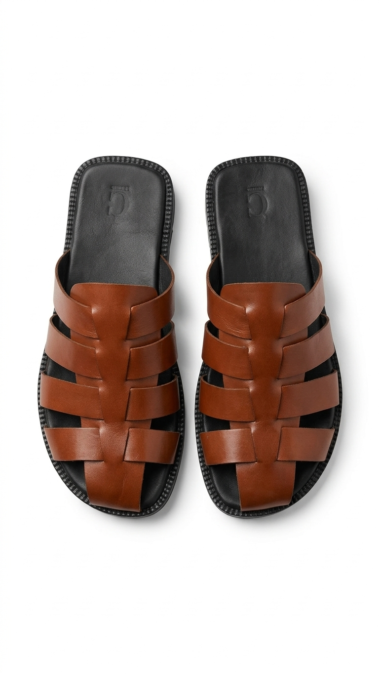 Cuero Meridian Signature Woven Sliders