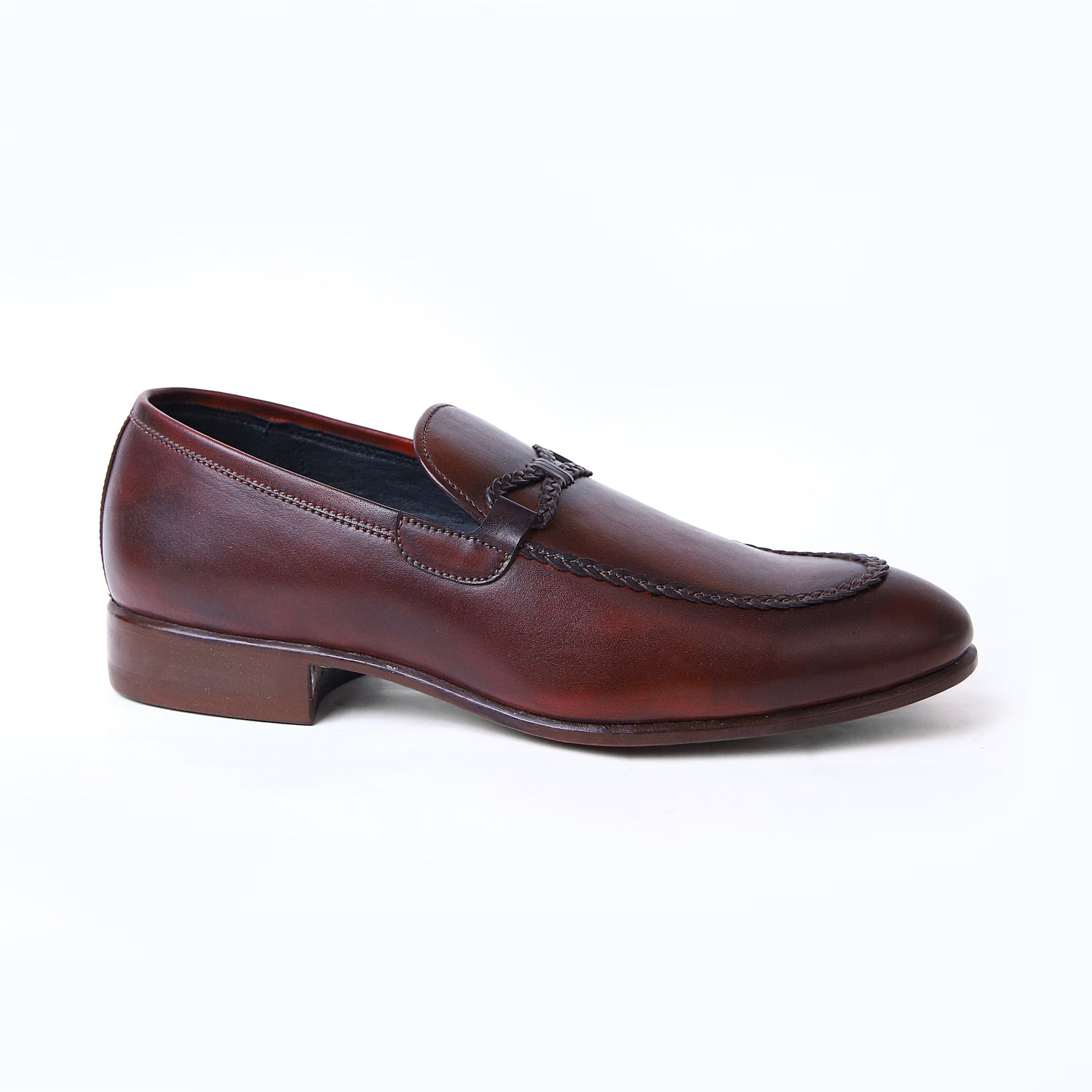 Cuero Obsidian Jack-Braided Loafers