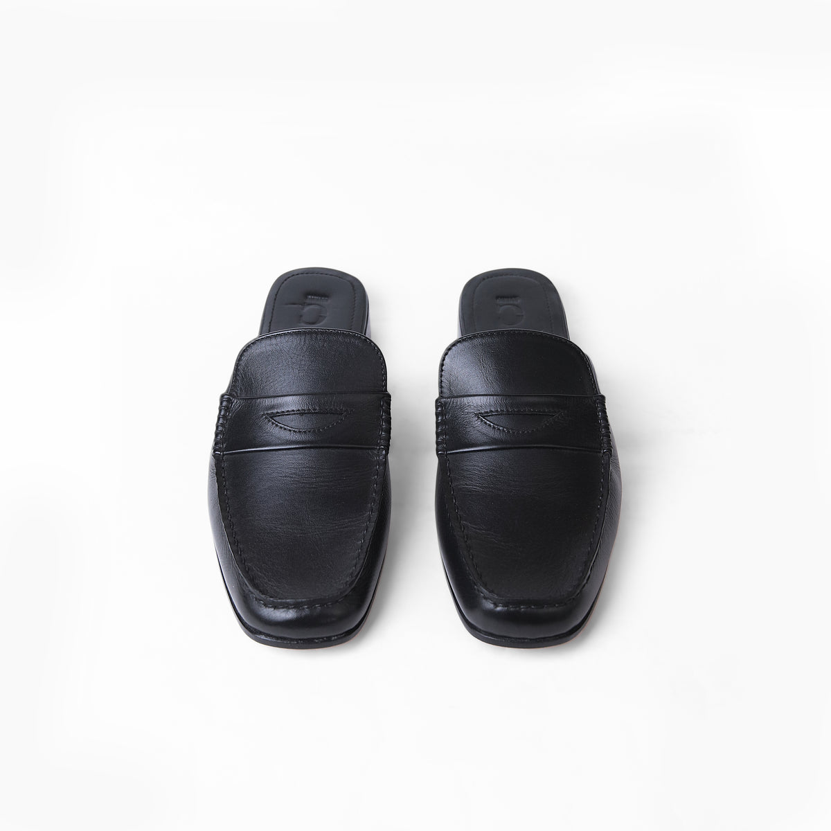Cuero Obsidian Harper Mules