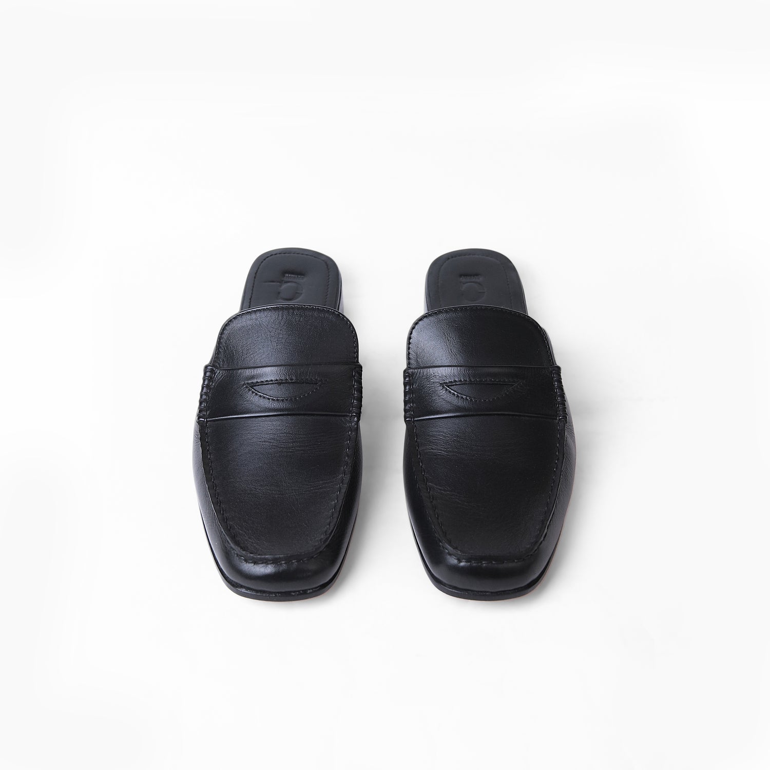 Cuero Obsidian Harper Mules