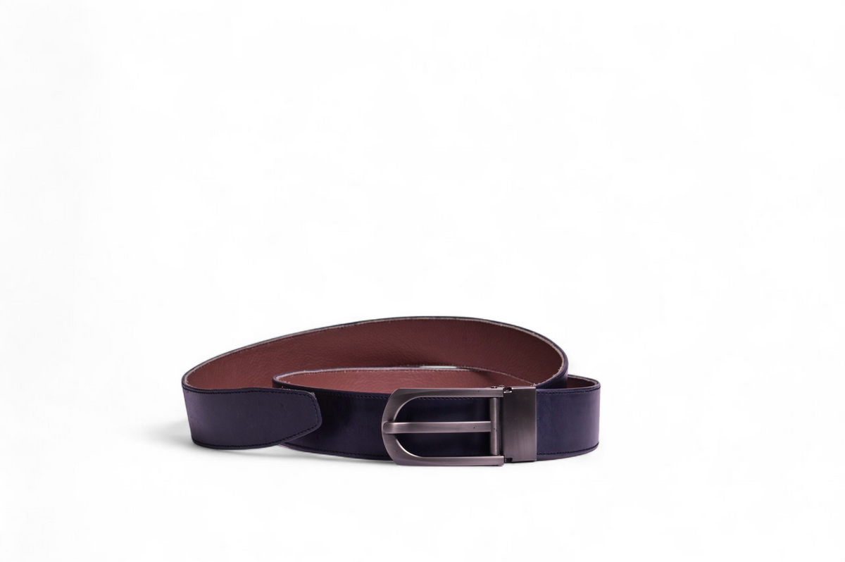 Cuero Ascent Executive Belt Blue